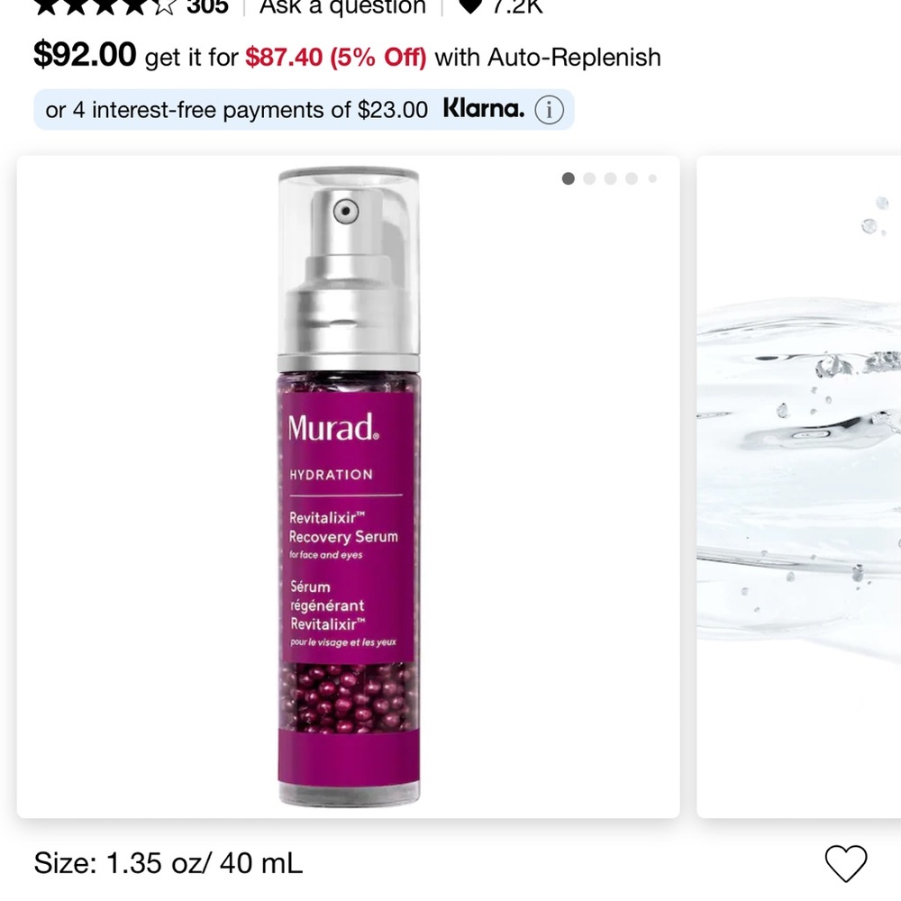 Murad skin serum